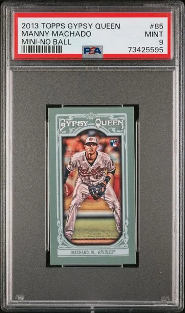 2013 Topps Gypsy Queen Manny Machado, No Ball Mini #85 card image