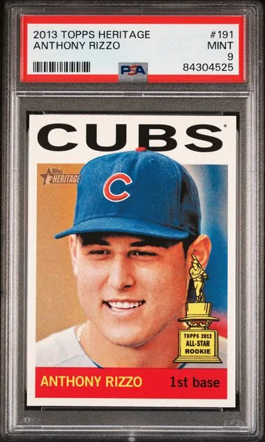 2013 Topps Heritage Anthony Rizzo #191 card image