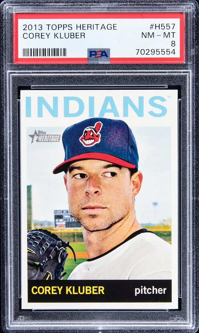 2013 Topps Heritage Corey Kluber #H557 card image
