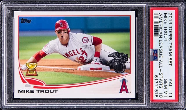 2013 Topps Mike Trout Team Set American League All-Stars #AL-11 card image