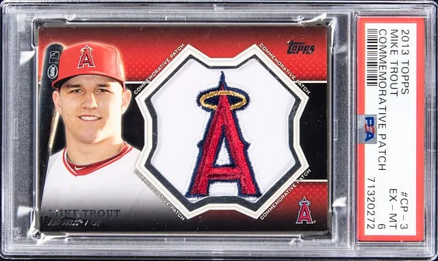 2013 Topps Mike Trout Commemorative Patch #CP-3 card image