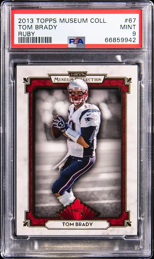 2013 Topps Museum Collection Tom Brady Ruby #67 card image