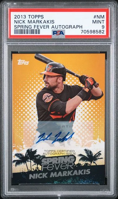 2013 Topps Nick Markakis Spring Fever Autographs #SFA-NM card image