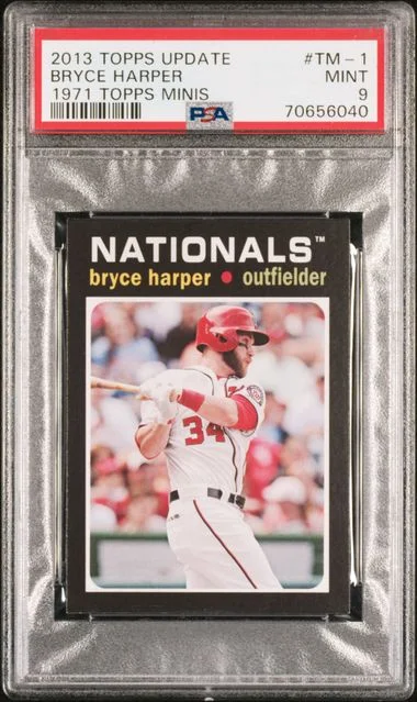 2013 Topps Update Bryce Harper 1971 Topps Minis #TM-1 card image