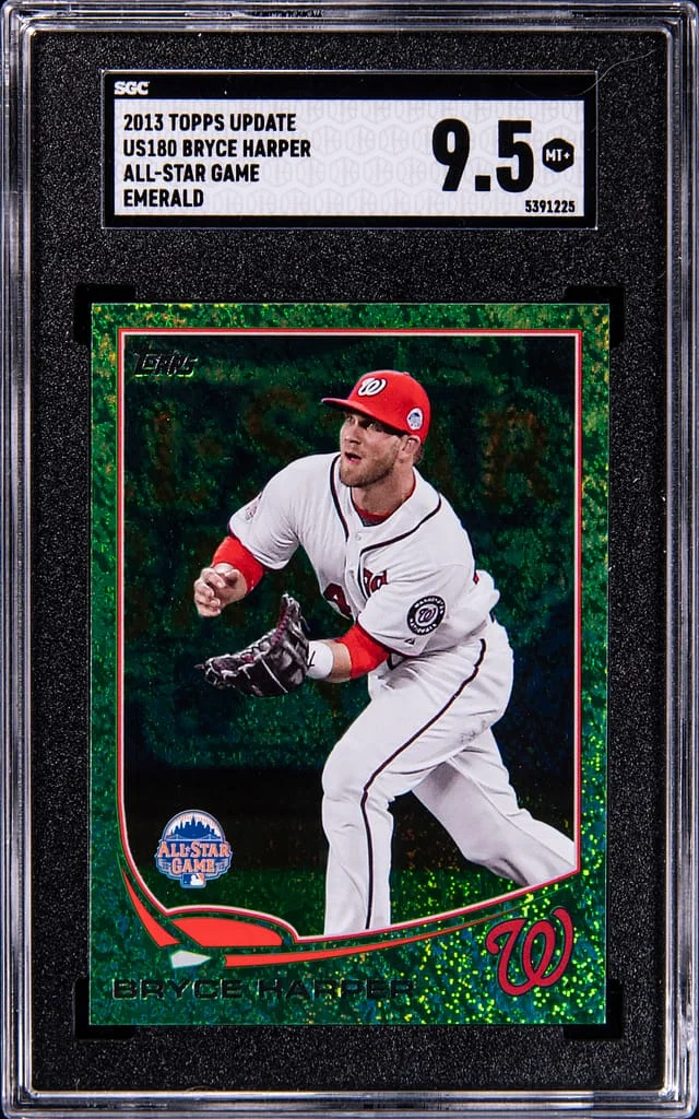 2013 Topps Update Bryce Harper All-Star Game Emerald #US180 card image
