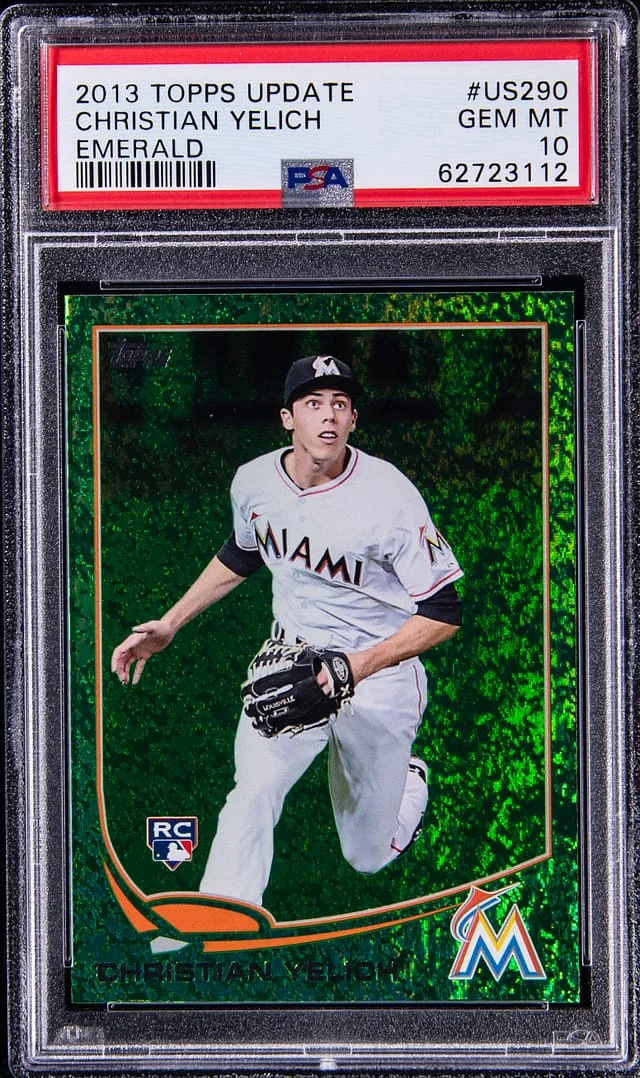 2013 Topps Update Christian Yelich #Us290 card image