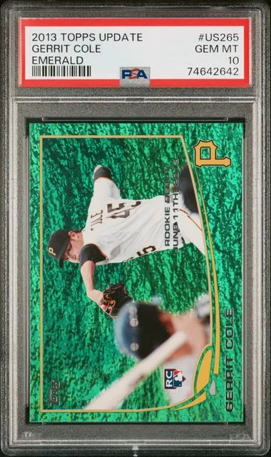 2013 Topps Update Gerrit Cole Emerald #US265 card image