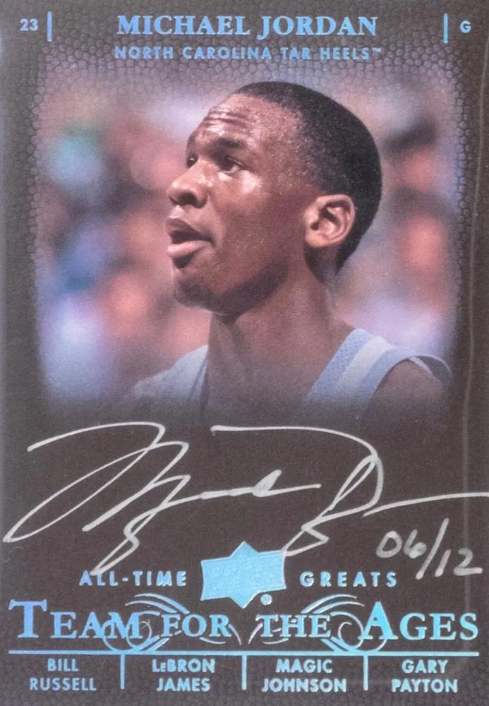 2013 Upper Deck All Time Greats Michael Jordan Team for the Ages #TA2-4 card image