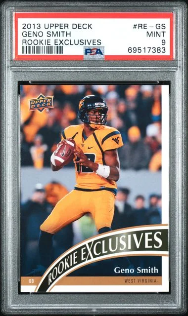 2013 Upper Deck Geno Smith Exclusives #RE-GS card image