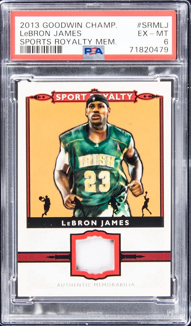 2013 Upper Deck Goodwin Champions LeBron James Sports Royalty Memorabilia #SRM-LJ card image