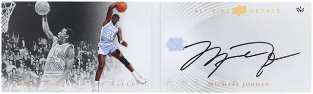 2013 Upper Deck Michael Jordan All-Time Greats Big Signatures #BIG-JO card image