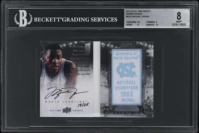 2013 Upper Deck Michael Jordan All-Time Greats Banner Season #BS-JO card image