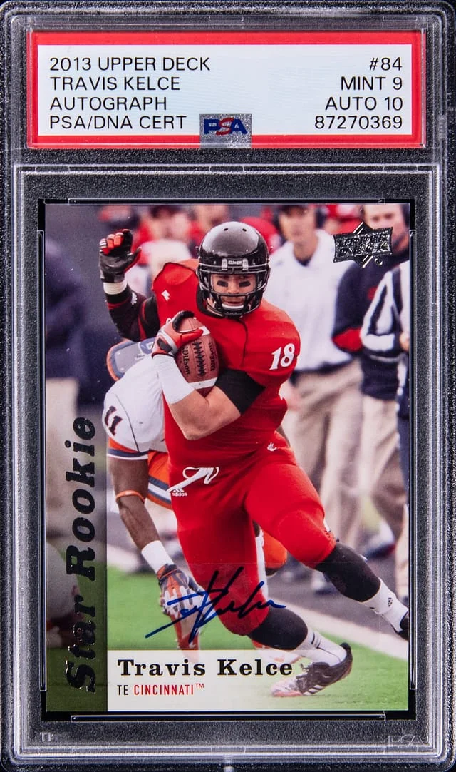 2013 Upper Deck Travis Kelce Autograph #84 card image