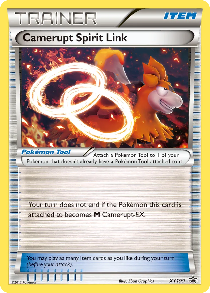 2013 XY Black Star Promos Camerupt Spirit Link #XY199 card image