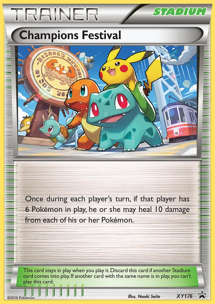 2013 XY Black Star Promos Champions Festival #XY176 card image