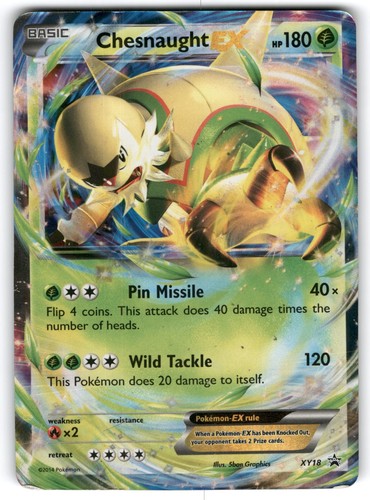2013 XY Black Star Promos Chesnaught #XY68 card image