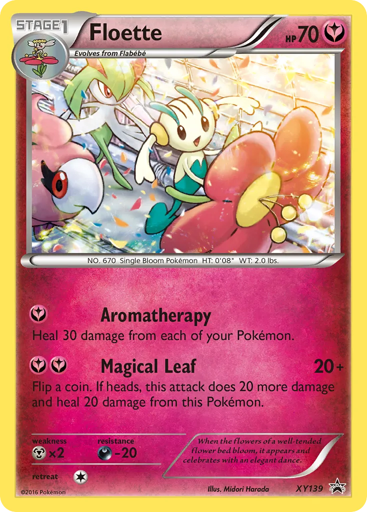 2013 XY Black Star Promos Floette #XY139 card image