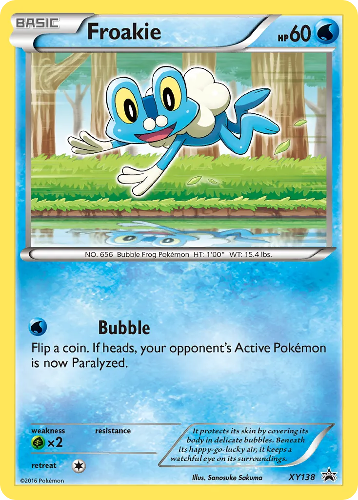 2013 XY Black Star Promos Froakie #XY03 card image