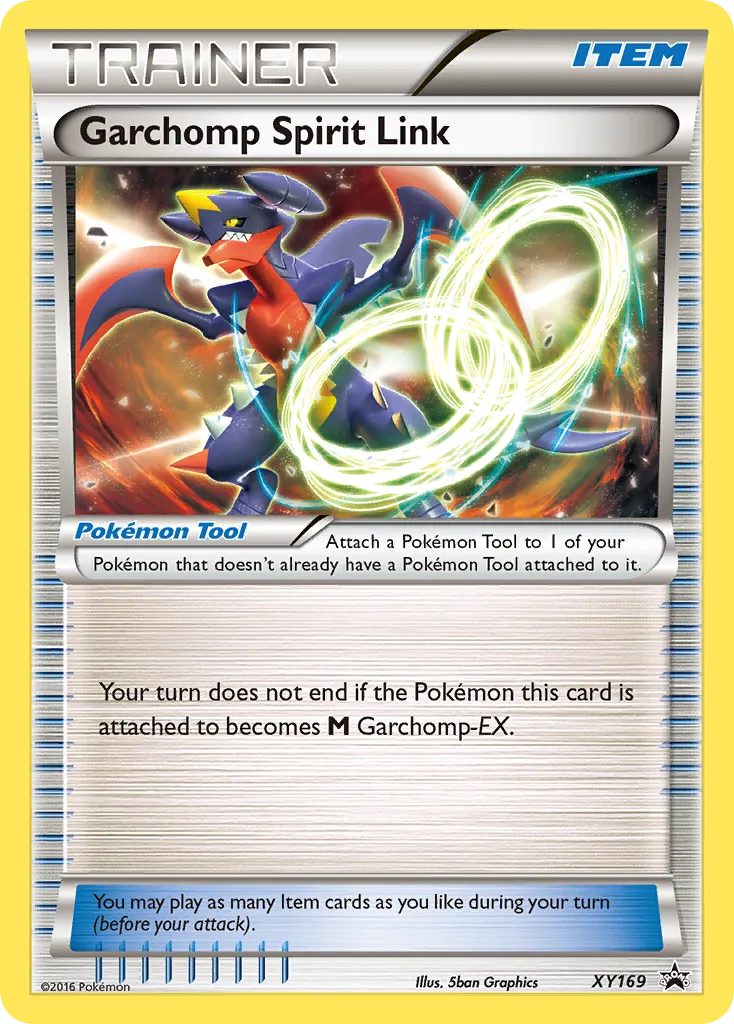 2013 XY Black Star Promos Garchomp Spirit Link #XY169 card image