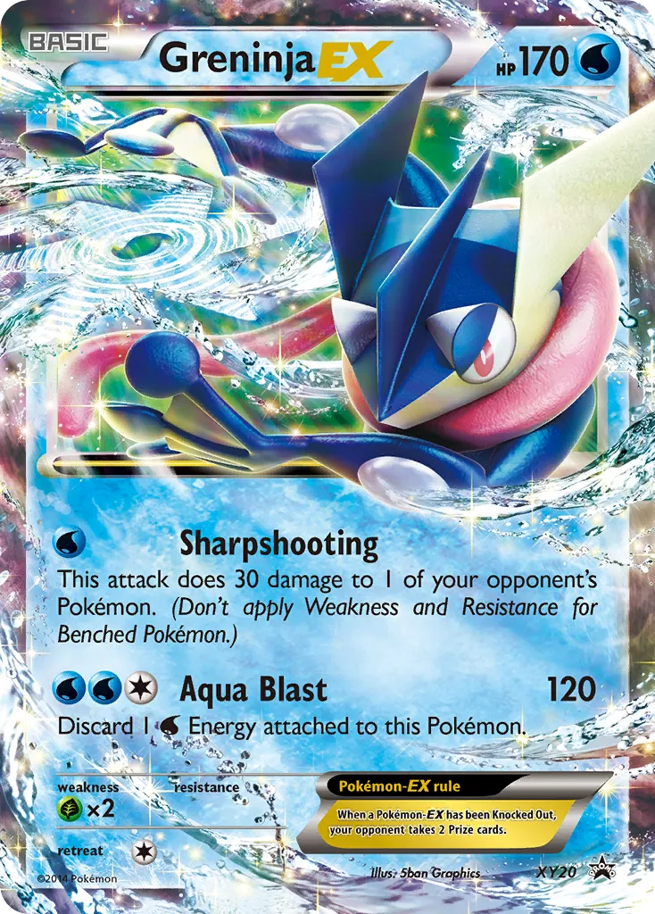 2013 XY Black Star Promos Greninja-EX #XY20 card image