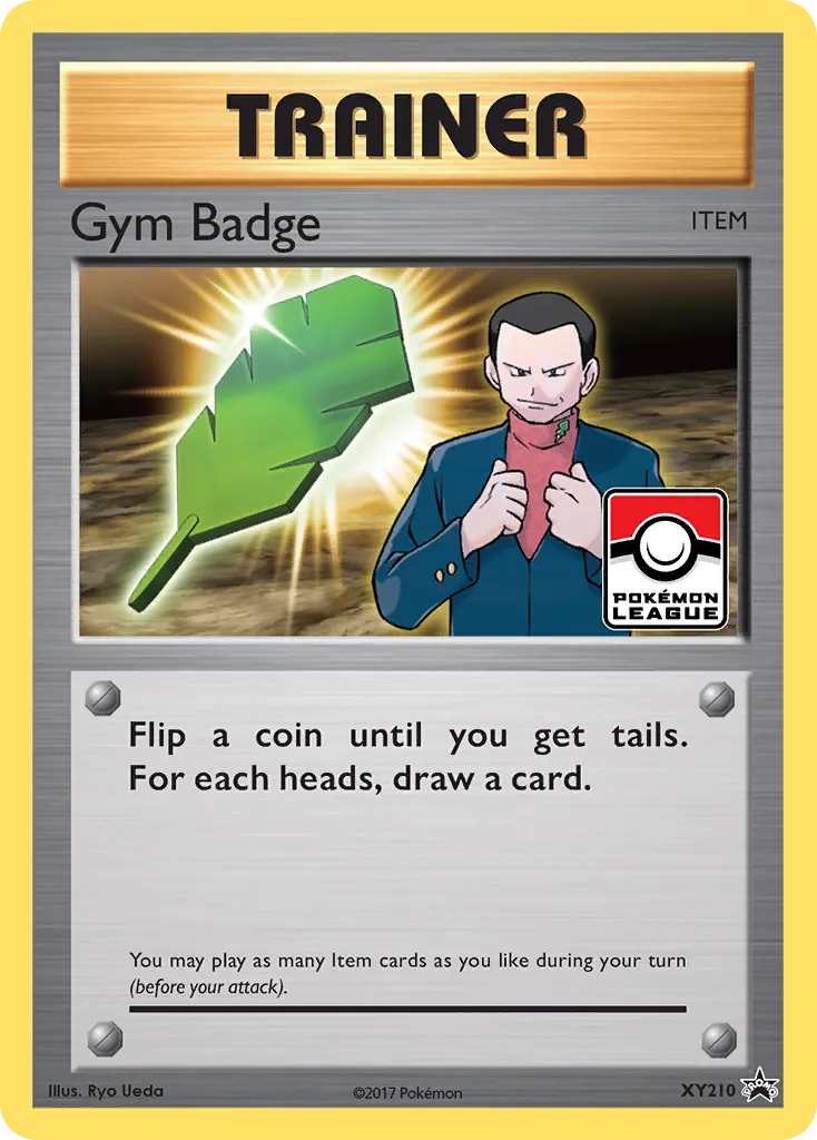 2013 XY Black Star Promos Gym Badge #XY203 card image