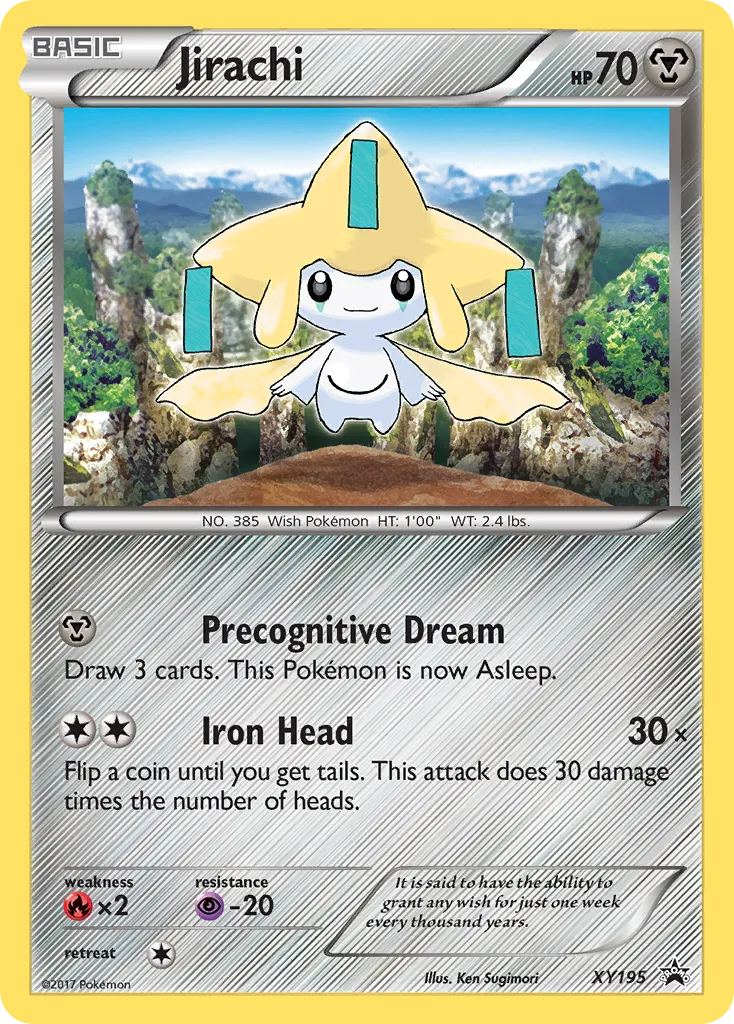 2013 XY Black Star Promos Jirachi #XY112 card image