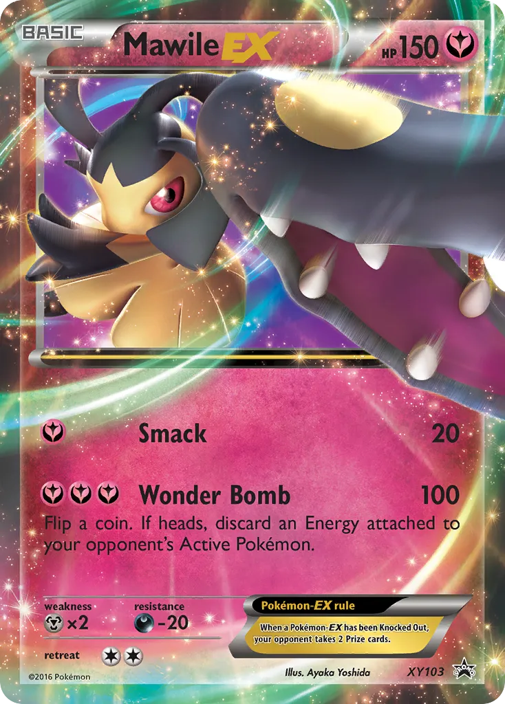 2013 XY Black Star Promos Mawile-EX #XY103 card image
