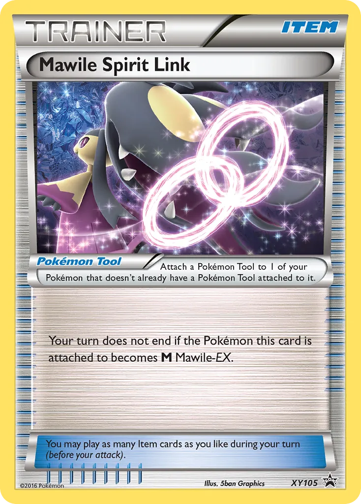 2013 XY Black Star Promos Mawile Spirit Link #XY105 card image