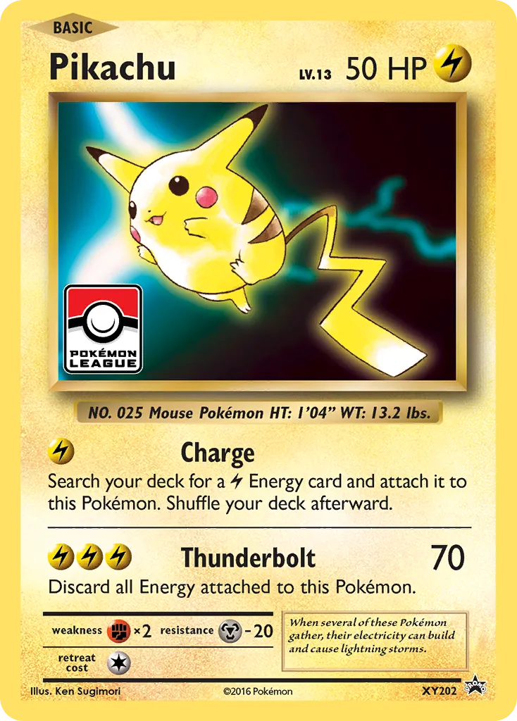 2013 XY Black Star Promos Pikachu #XY95 card image