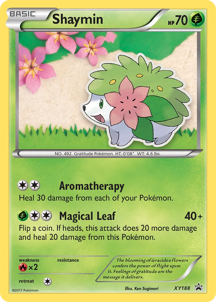 2013 XY Black Star Promos Shaymin #XY115 card image