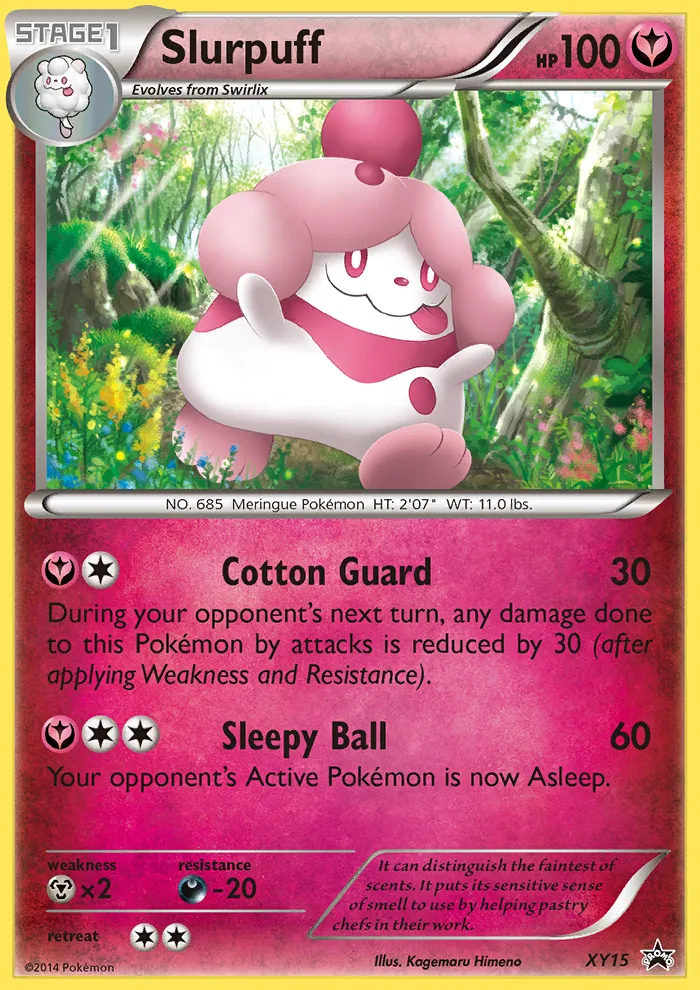 2013 XY Black Star Promos Slurpuff #XY15 card image