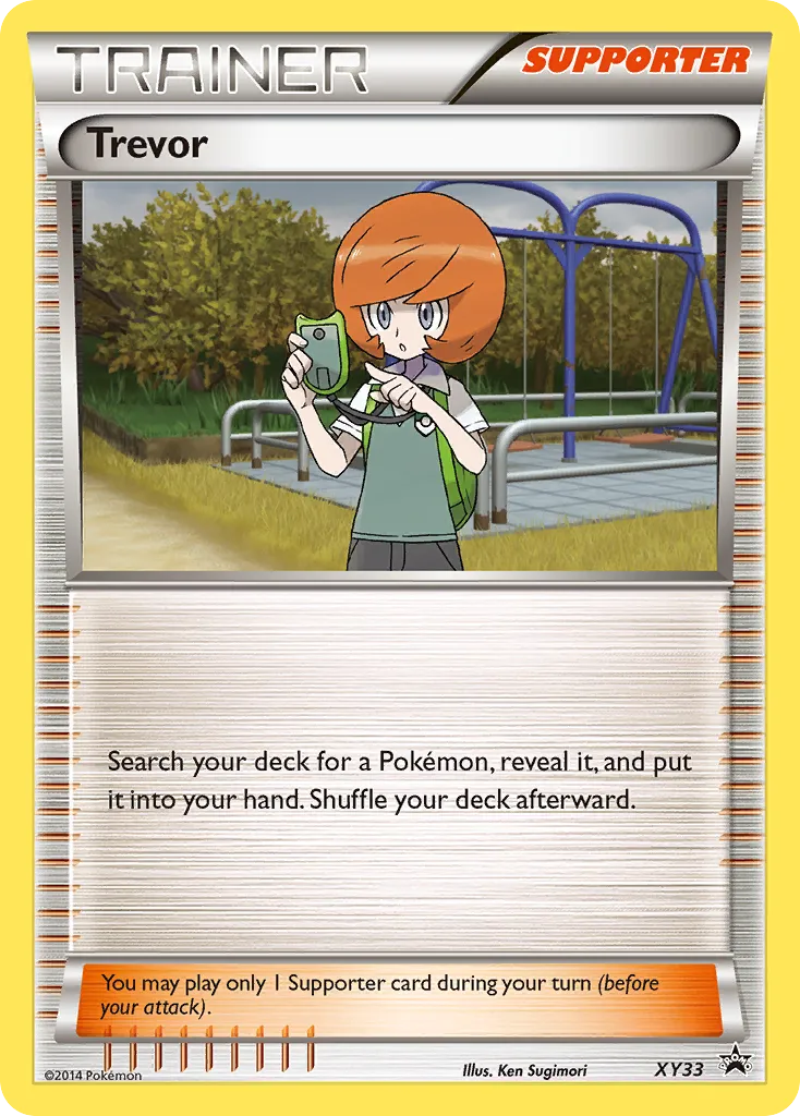 2013 XY Black Star Promos Trevor #XY33 card image