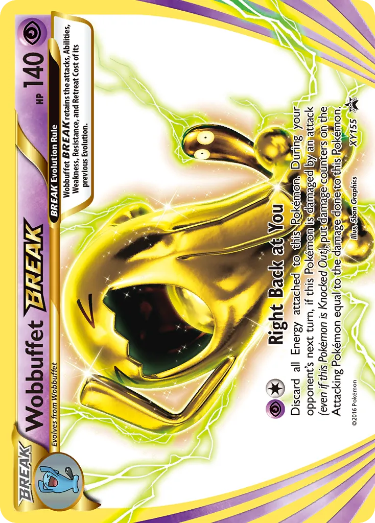 2013 XY Black Star Promos Wobbuffet BREAK #XY155 card image