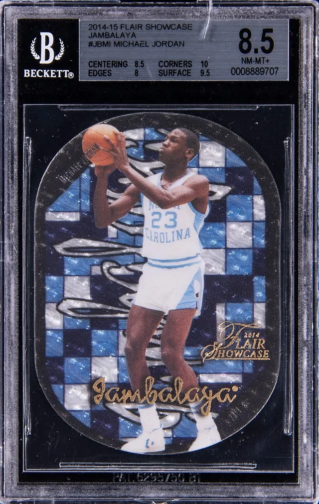 2014-15 Flair Showcase Michael Jordan Jambalaya #JBMI card image
