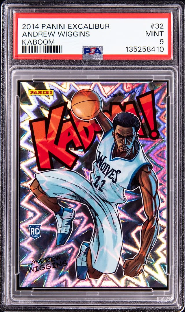2014-15 Panini Andrew Wiggins Excalibur Kaboom! #32 card image