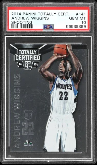 2014-15 Panini Andrew Wiggins, Shooting Totally Certified #141 card image