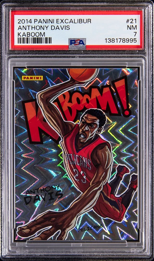 2014-15 Panini Anthony Davis Excalibur Kaboom #21 card image