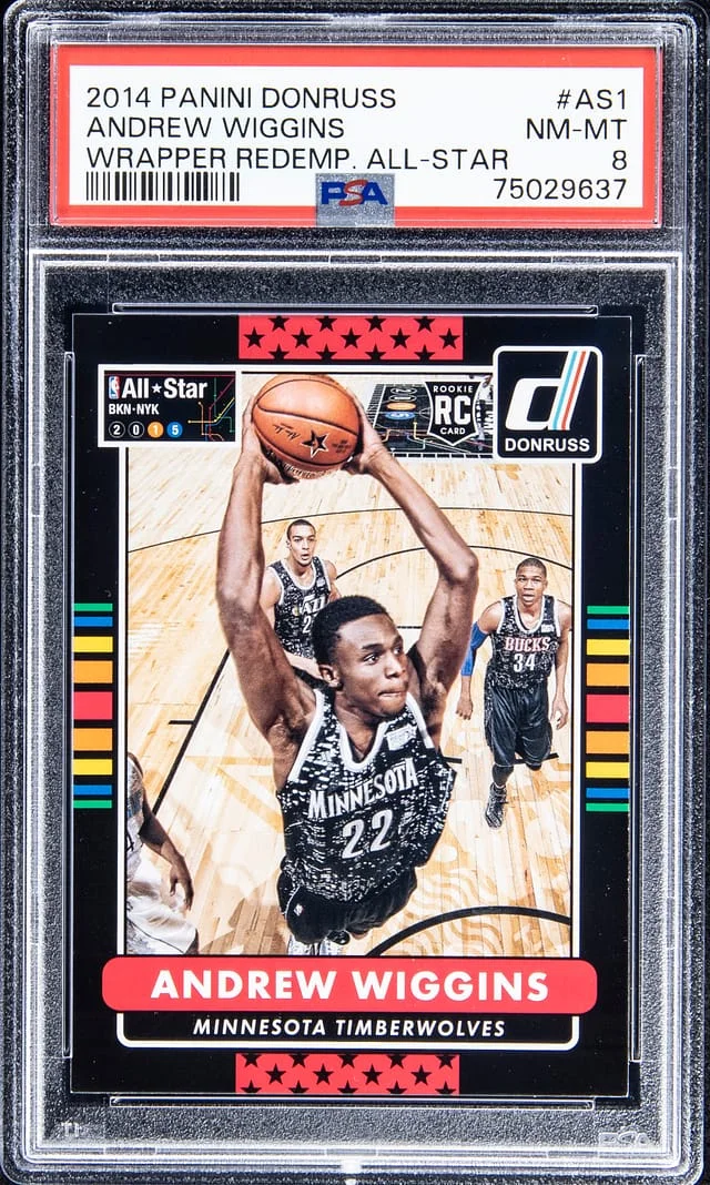 2014-15 Panini Donruss Andrew Wiggins Wrapper Redemption All-Star #AS1 card image