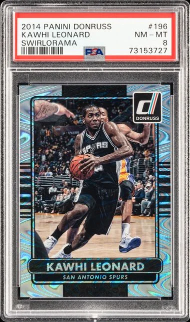 2014-15 Panini Donruss Kawhi Leonard Swirlorama #196 card image
