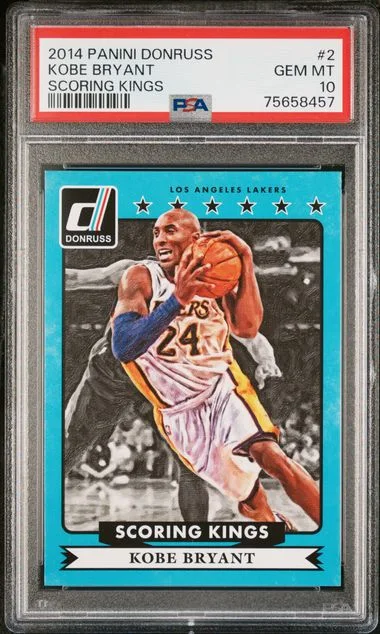 2014-15 Panini Donruss Kobe Bryant Scoring Kings #2 card image