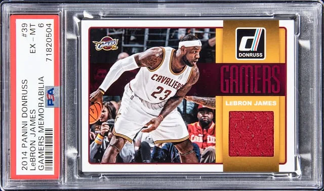 2014-15 Panini Donruss LeBron James Gamers Memorabilia #39 card image