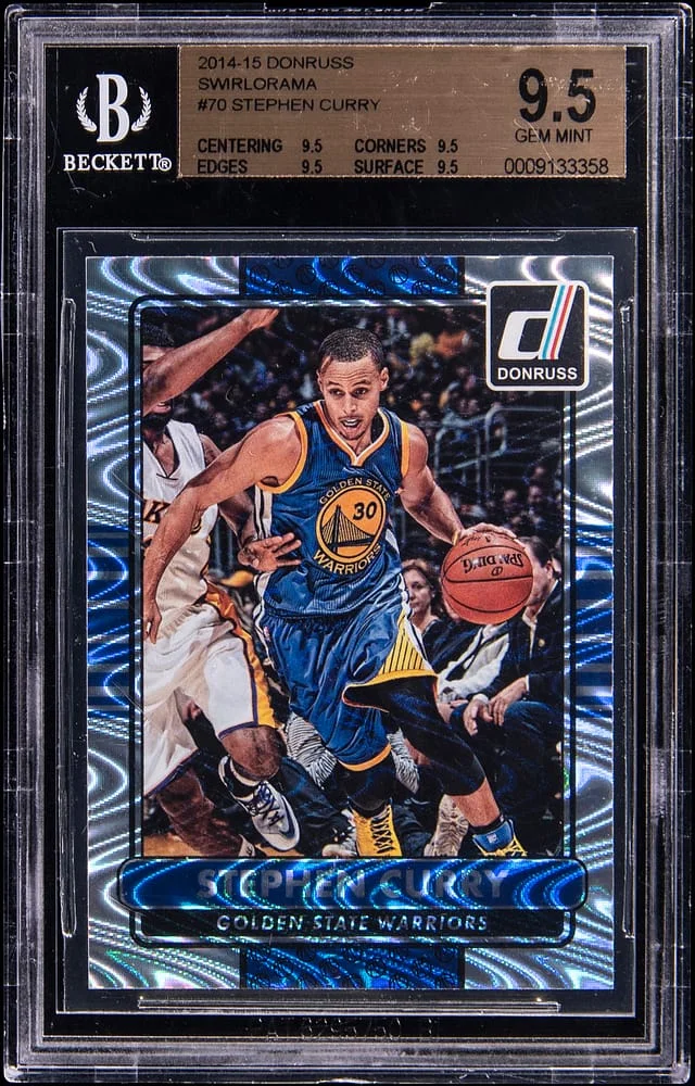 2014-15 Panini Donruss Stephen Curry Swirlorama #70 card image