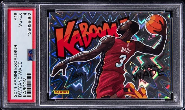 2014-15 Panini Dwyane Wade Excalibur Kaboom! #16 card image