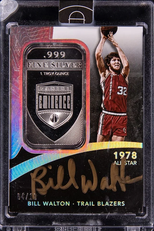 2014-15 Panini Eminence Bill Walton All-Star Fine Silver #AS-BWT card image