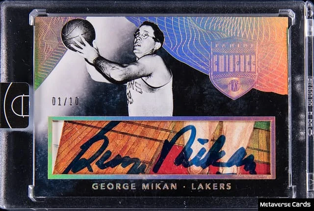 2014-15 Panini Eminence George Mikan Cut Signatures #CS-GM card image
