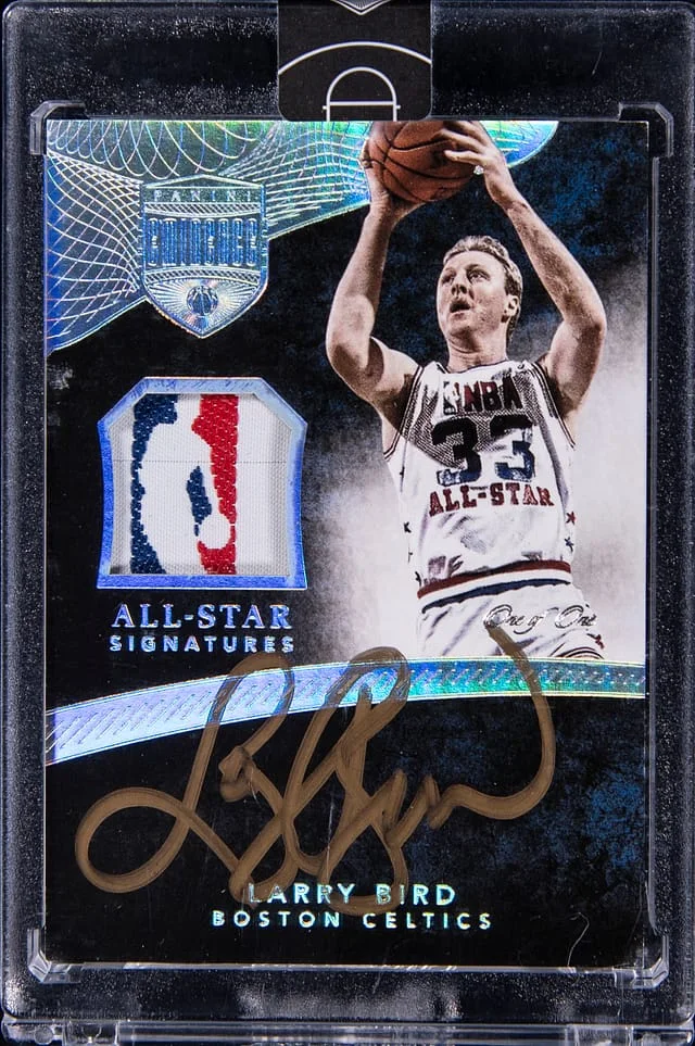 2014-15 Panini Eminence Larry Bird All-Star Tags Signatures #AST-LB card image