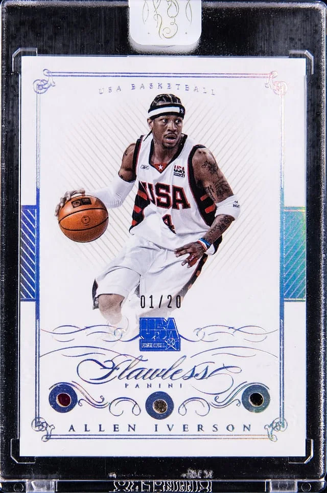 2014-15 Panini Flawless Allen Iverson USA #151 card image