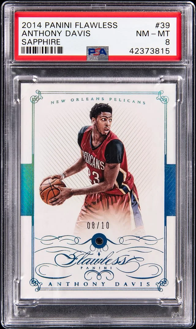 2014-15 Panini Flawless Anthony Davis Sapphire #39 card image