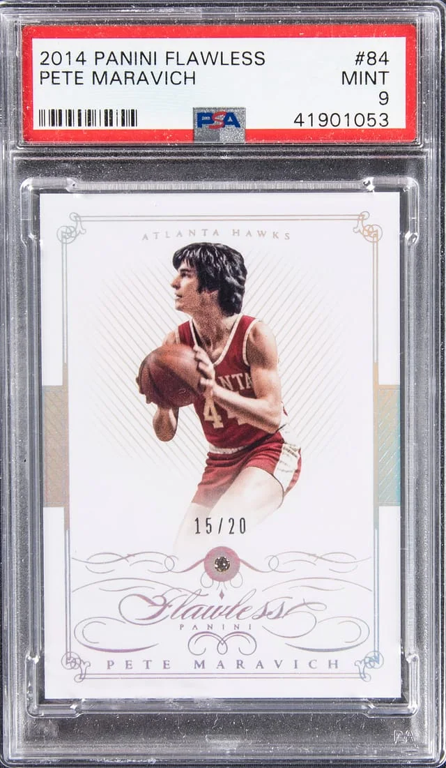 2014-15 Panini Flawless Pete Maravich #84 card image