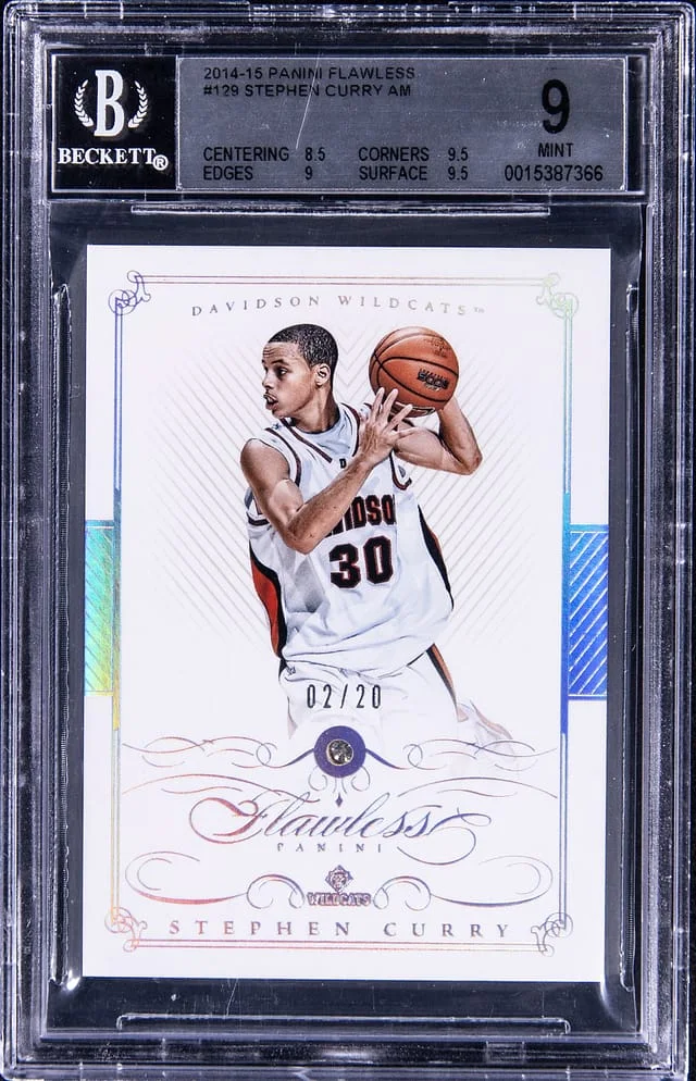 2014-15 Panini Flawless Stephen Curry #129 card image